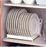 KM 创意厨房碟子盘子沥水架 碗碟架 盘子收纳架 角架 餐具置物架