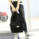 初中高中学生书包女日韩版双肩包女包潮学院风帆布背包电脑包休闲