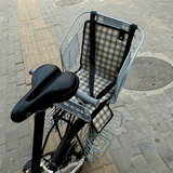 出口日本儿童座椅 自行车宝宝座椅 后置小孩安全座椅小孩座可篮筐