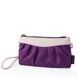紫魅夏季大容量手拿包布艺手机零钱包牛津尼龙女包帆布斜跨小包包