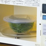 日本进口冰箱塑料密封盖子圆形菜罩透明微波炉保鲜盖防油加热碗盖