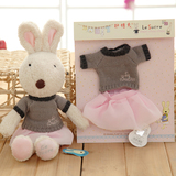 正版太子兔砂糖兔sd bjd娃娃衣服单卖毛绒玩具兔兔公仔服装裙子