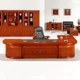 广东老板桌办公桌办公家具板式油漆大班台主管桌总裁经理桌3米2