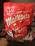 现货 澳洲直邮Maltesers麦提莎牛奶巧克力麦丽素144g (12包*12g)