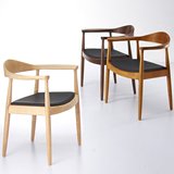 正品实木餐椅水曲柳后现代休闲咖啡厅茶餐厅洽谈欧式现代桌椅组合
