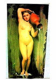 水移画玻璃贴瓷砖防水卫生间装饰裸画欧式油画裸女人体艺术美女画