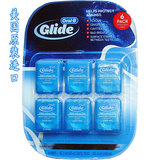 美国原装进口OralB欧乐B Glide Floss薄荷味牙线深层清洁6小盒