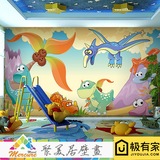 动漫卡通恐龙儿童房墙纸幼儿园游乐场卧室餐厅背景墙壁纸大型壁画