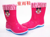 四季男童女童小孩童雨鞋中筒防滑学生两用雨靴宝宝可爱卡通水鞋