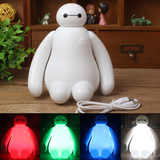 新款创意LED大白小台灯迷你USB随身卡通时尚充电护眼阅读小夜灯