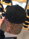 韩国代购 正品专卖店  MLB谢娜同款 帽子 棒球帽 潮帽 金色可调节