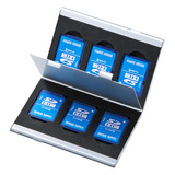 日本SANWA SD/microSD卡盒 专用收纳盒 存储卡包FC-MMC5SDN