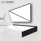 莫克家居 几何三角形LED吸顶灯简约现代创意客厅主卧室组合灯具