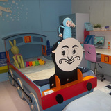 幼儿园儿童床 955-01 托马斯造型汽车床单层男孩单人双层床