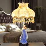 打折欧式田园陶瓷可调光台灯客厅卧室床头灯装饰艺术礼品婚礼台灯