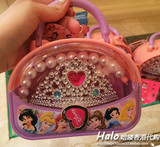 香港迪士尼乐园代购 芭比公主洋娃娃 化妆盒 装扮美妆盒 附皇冠