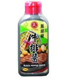 台湾进口义峰调味牛肉黑胡椒调味牛排酱 在家自己做牛排 350克