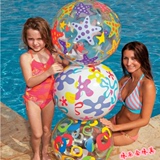 儿童益智玩具 大号沙滩球 宝宝戏水球 充气玩具球 游泳玩球戏水球