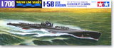 √ 田宫舰船模型 1:700 日本海军 伊-58 潜艇后期型 31435