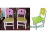 橡木制幼儿园小椅子 儿童椅子实木 幼儿彩色实木椅子