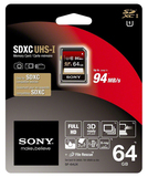 Sony/索尼 SF-64UX 索尼 64G class10 SDHC 索尼64G高速SD卡