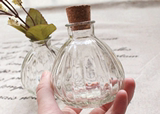zakka杂货,木塞玻璃花瓶南瓜瓶 插花瓶 水培花器 玻璃水培花瓶