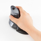 日本sanwa人体工学防疲劳直立手握式垂直激光游戏可调速无线鼠标