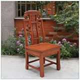 红木餐椅非洲花梨木餐椅餐桌配套椅子象头餐椅古典红木家具