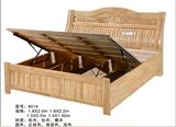 特价橡木床 松木实木床 简约现代中式单双人床 1.5m1.8米包物流