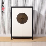 汉龙赤马 2014现代中式创意设计家具装饰柜鞋柜 铜拉手高柜J226