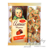进口 莫斯科红十月大头娃娃阿伦卡焦糖布丁球250克 俄罗斯巧克力