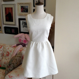 2014SS 春夏新款 日本smackyglam原单正品新型双层面料 A型连衣裙