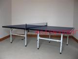 标准成人室内家用乒乓球台-移动折叠乒乓球台-送网架