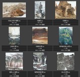中国古代山水画风景画古典绘画著名美术作品专业高清图片素材59张