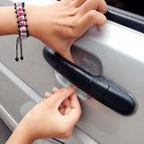 汽车门把手保护膜拉手保护膜把手贴四片装门腕贴膜创意汽车用品