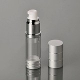 15 30 50ML银色电化铝切线真空瓶 精华素/眼霜 乳液瓶 压嘴按压瓶