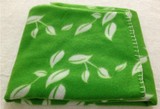 双面绒空调毯办公室薄毯子午睡毛巾毯毛巾被单人休闲小毛毯绿色
