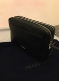 PRADA VR0052男士全皮手拿包 折扣店款 意大利正品代购