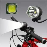 自行车灯 前灯t6 山地自行车头灯充电强光LED户外装备配件骑行灯