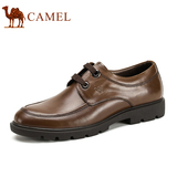camel骆驼春夏商务德比皮鞋 真皮头层皮牛皮系带男鞋经典时尚