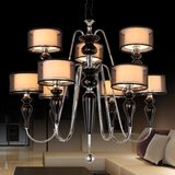 新古典后现代LED吊灯 陶瓷个性简欧客厅吊灯 卧室灯具餐厅灯饰