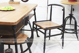 美式法式乡村loft复古工业风个性家具餐椅靠背椅咖啡店酒吧台椅子