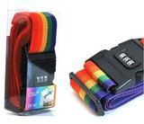 带密码锁彩色拉杆旅行箱捆绑带,打包带,加固带,行李带,箱包带