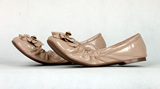 zigi美国正品舒适芭蕾舞款手工花朵肉色裸色女鞋单鞋特卖