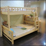 1.5上下床双层床实木儿童床女孩子母床带书桌现代简约学生单人床