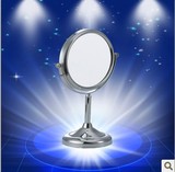 全铜美容镜 浴室卫生间化妆镜 双面放大壁挂折叠伸缩镜