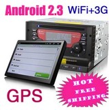 通用 2DIN 7英寸汽车电脑 PAD GPS导航 车载影音DVD android 2.3
