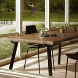 包邮loft美式铁艺餐桌实木餐桌椅组合咖啡厅办公桌会议电脑桌批发