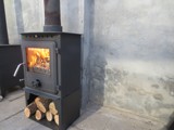 NT-12S 真火燃木壁炉 烧木材真火壁炉 壁炉取暖器家用烤火炉