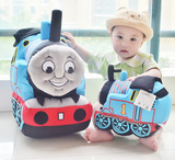 米乐毛绒玩具托马斯小火车公仔音乐版火车头抱枕儿童益智生日礼物